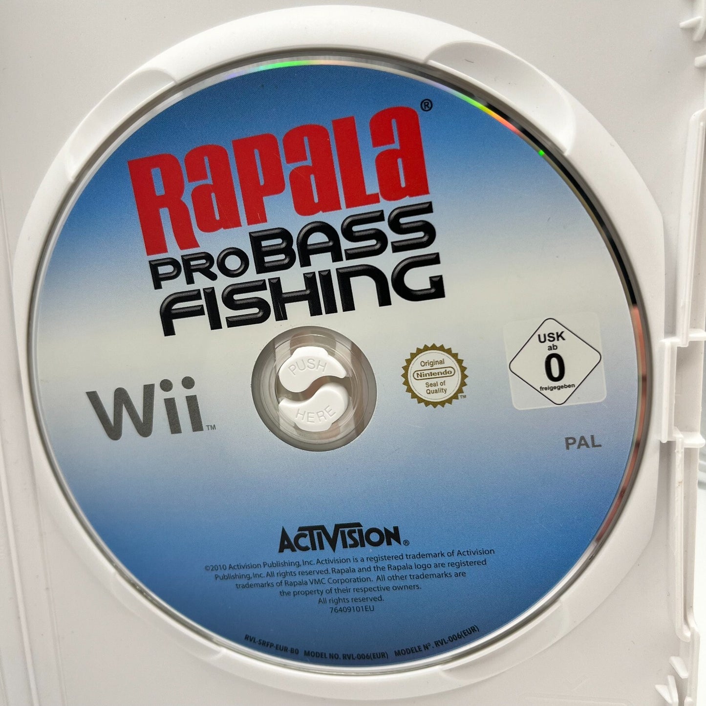 Rapala Pro Bass Fishing Nintendo Wii Italiano PAL senza manuale Activision