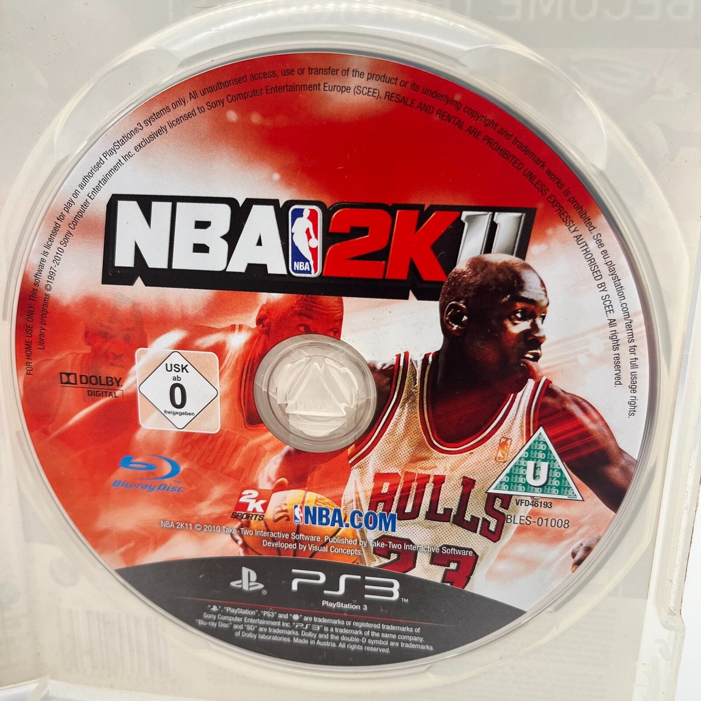 NBA 2K11 PS3 Italiano Completo Manuale PAL 2K Sony PlayStation 3 Micheal Jordan
