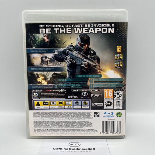 CRYSIS 2 Limited Edition PS3 Italiano Completo PAL EA Sony PlayStation 3 OTTIMO