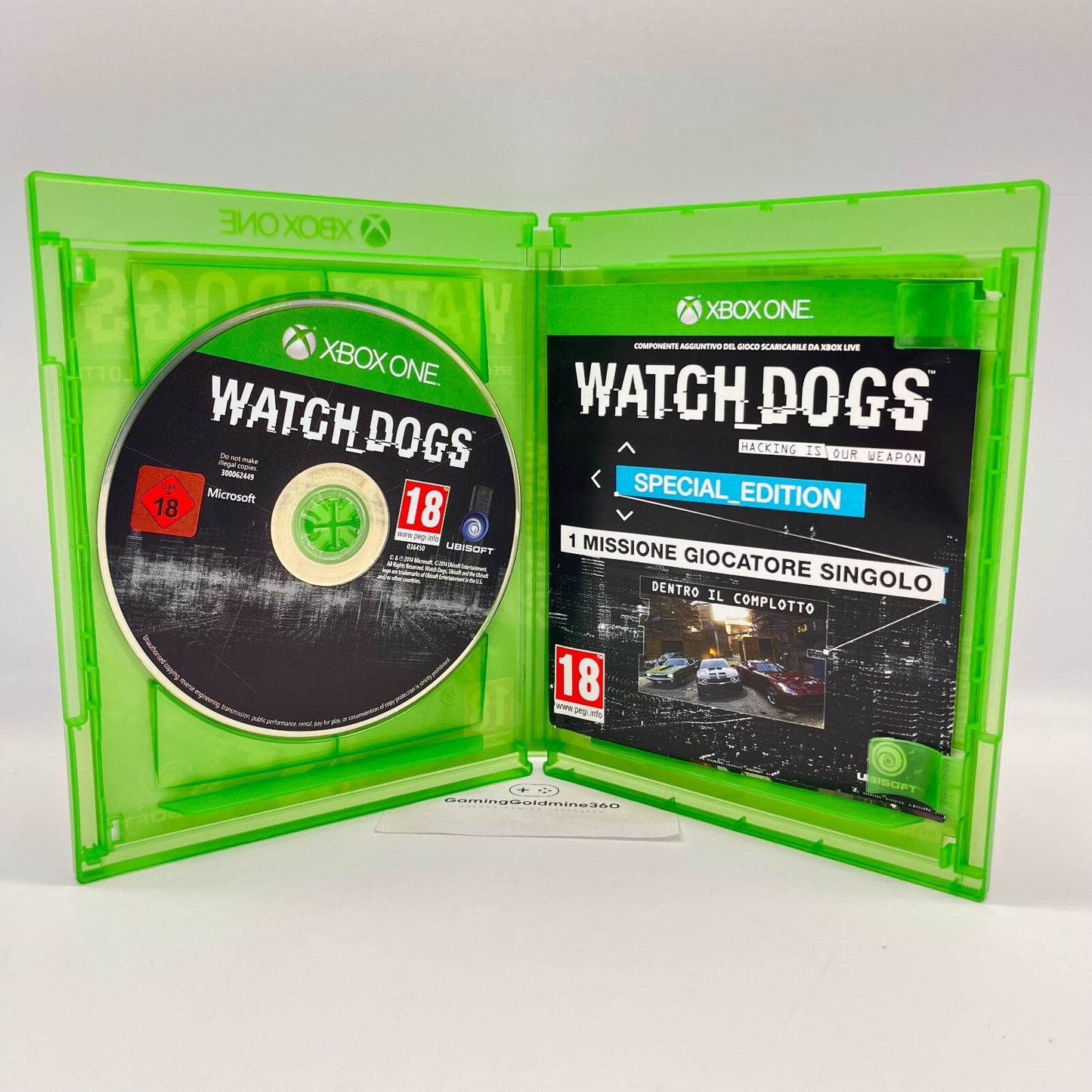 WATCH DOGS 1 & 2 Xbox One Italiano Completo con Manuale Giochi Ubisoft Microsoft