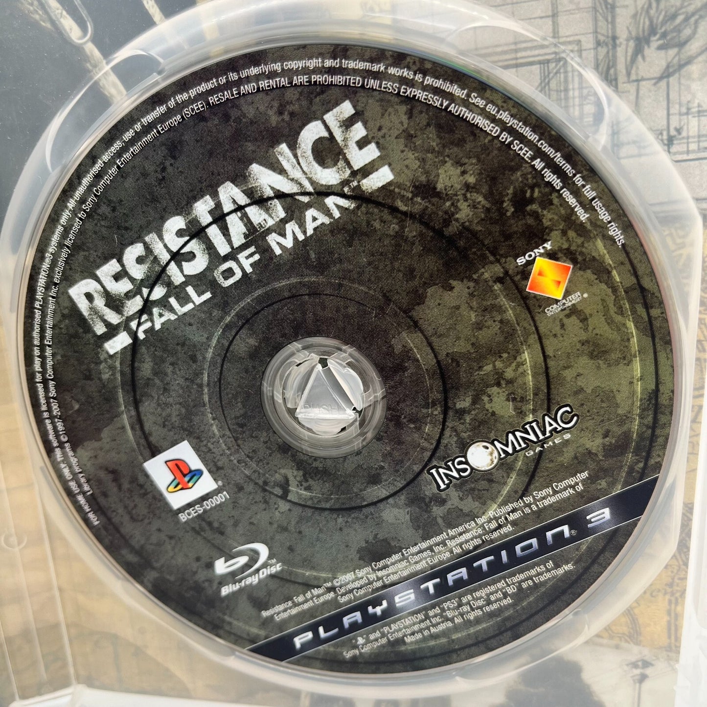RESISTANCE Fall of Man PS3 Italiano PAL Insomniac Sony PlayStation 3 Gioco Spara