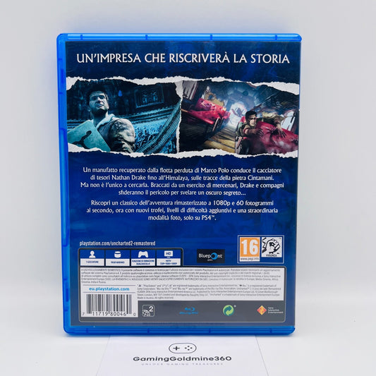 UNCHARTED 2 Covo dei Ladri Remastered PS4 Italiano NaughtyDog Sony PlayStation 4