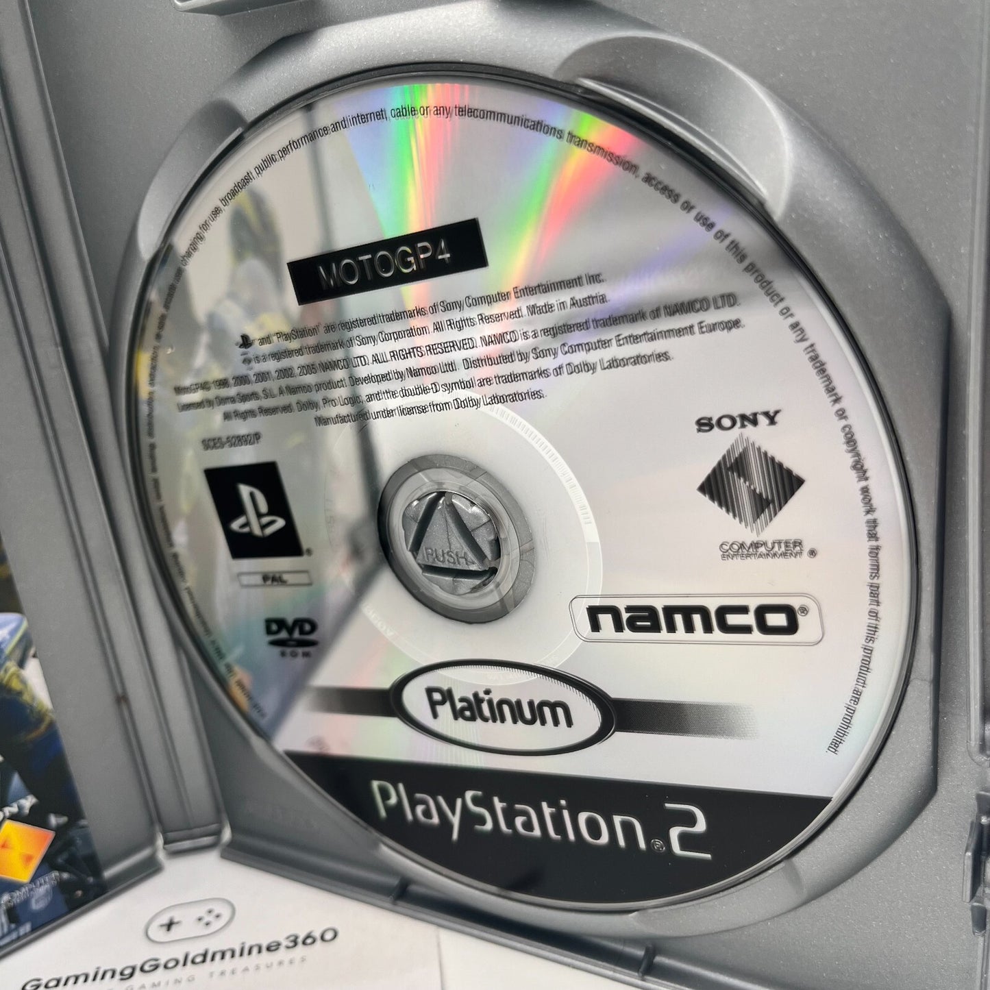 MotoGP 4 PS2 Italiano Completo con Manuale Namco Sony PlayStation 2 Platinum TOP