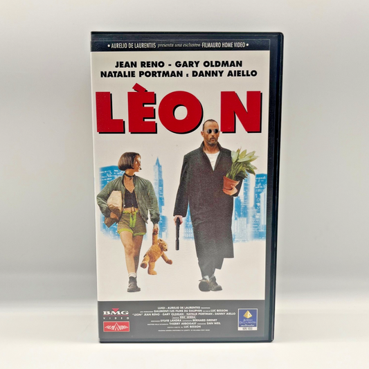 Léon VHS 1994 Jean Reno Natalie Portman Gary Oldman Filmauro BMG Video Thriller