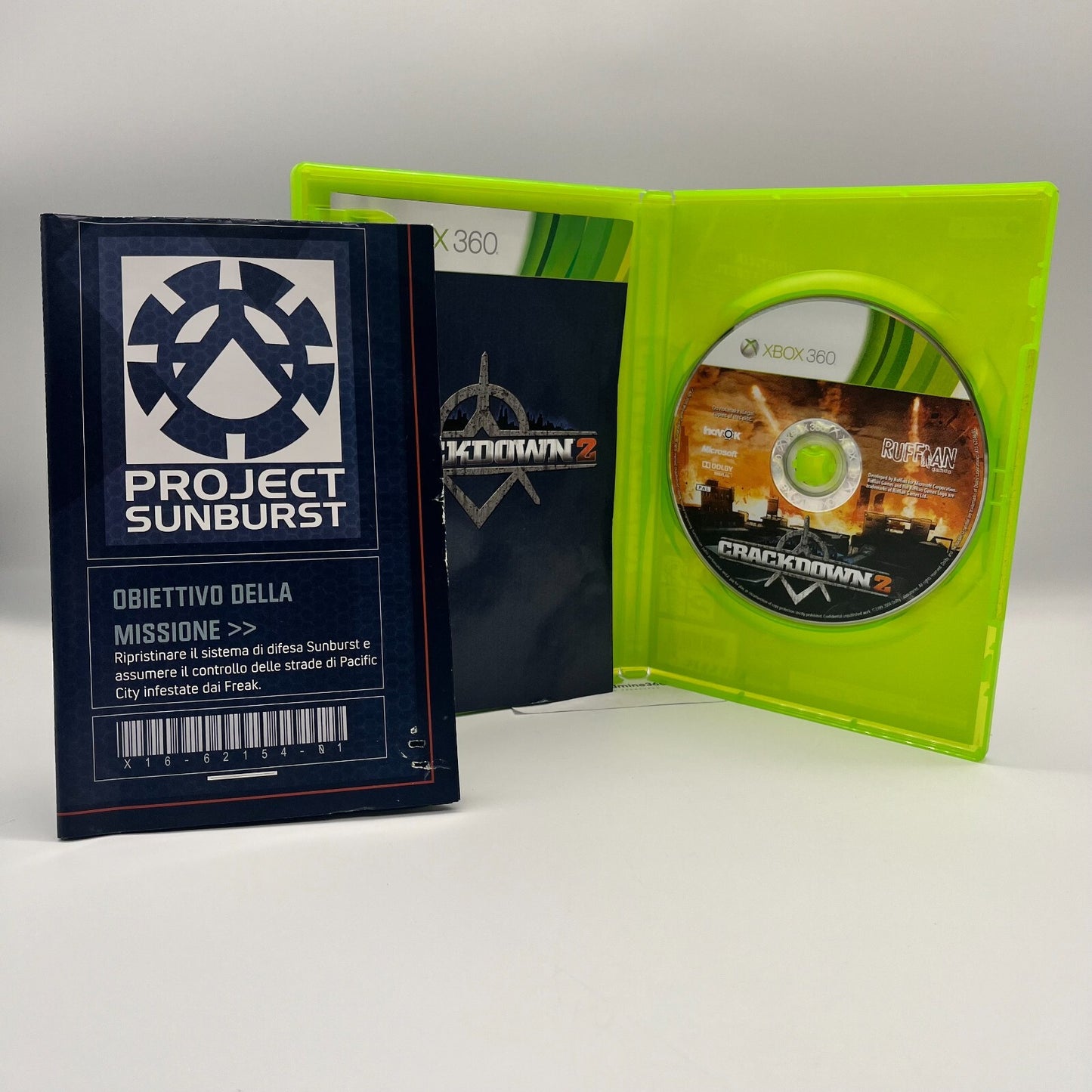 CrackDown 2 Xbox 360 Italiano Completo con Manuale e Poster PAL Microsoft OTTIMO