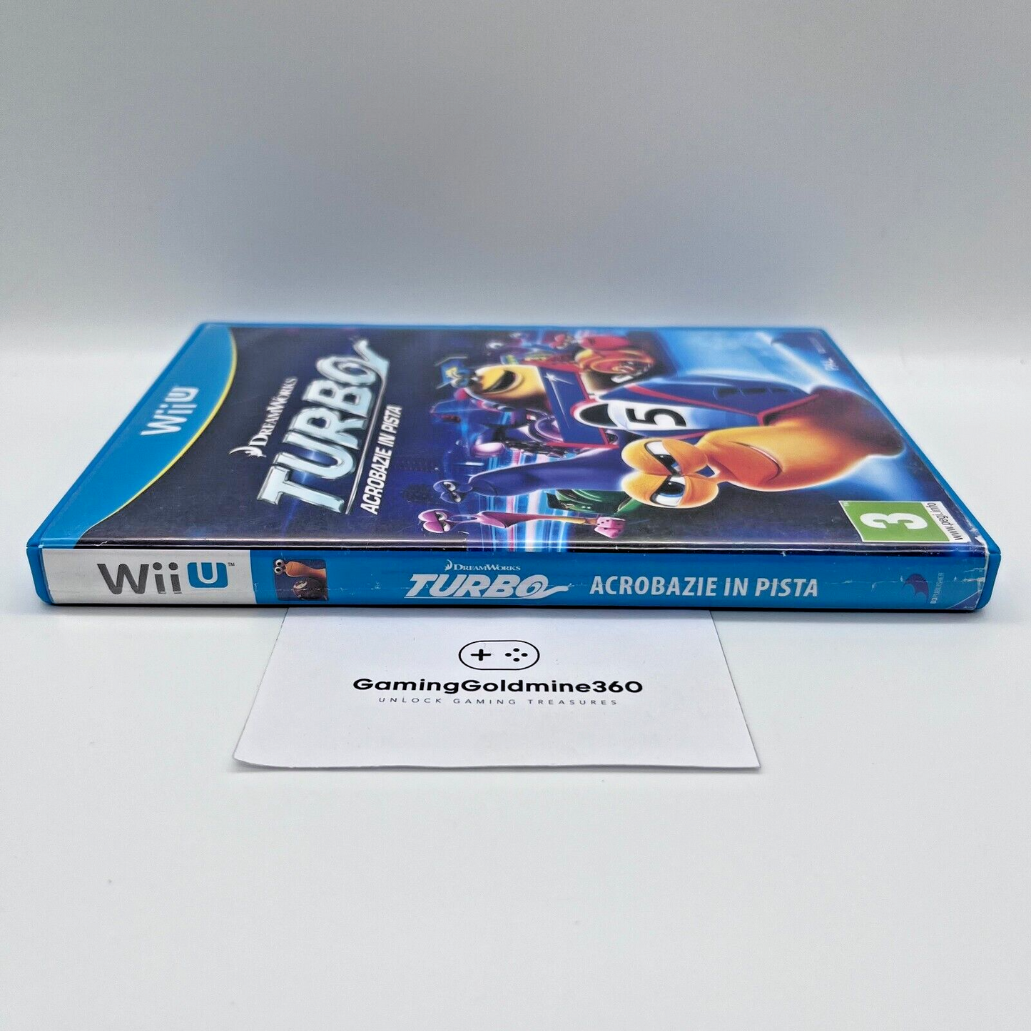 TURBO Acrobazie in Pista Nintendo Wii U Italiano PAL no manuale DreamWorks OTTIM