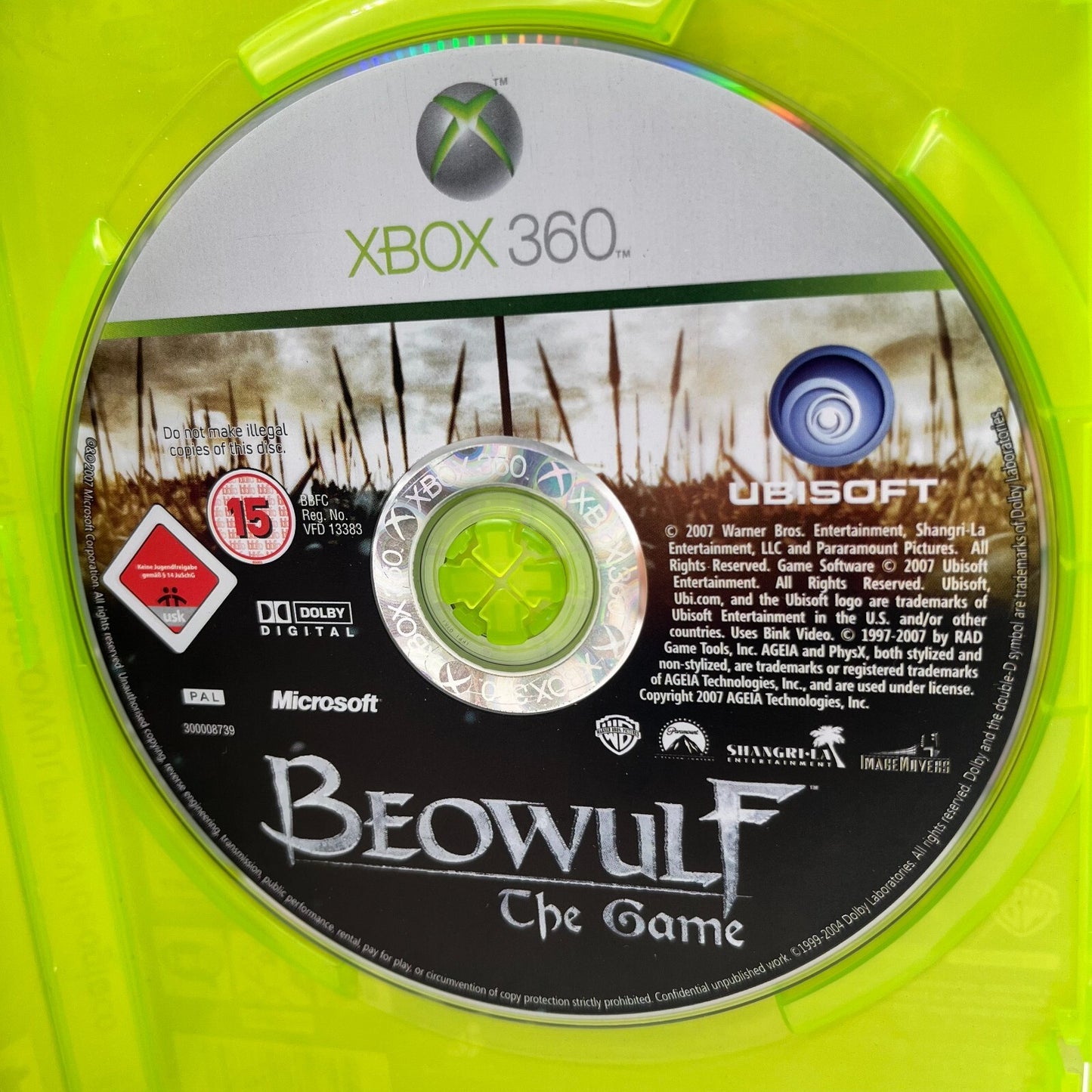 La Leggenda di BEOWULF Xbox 360 Italiano Completo Manuale PAL Ubisoft Microsoft