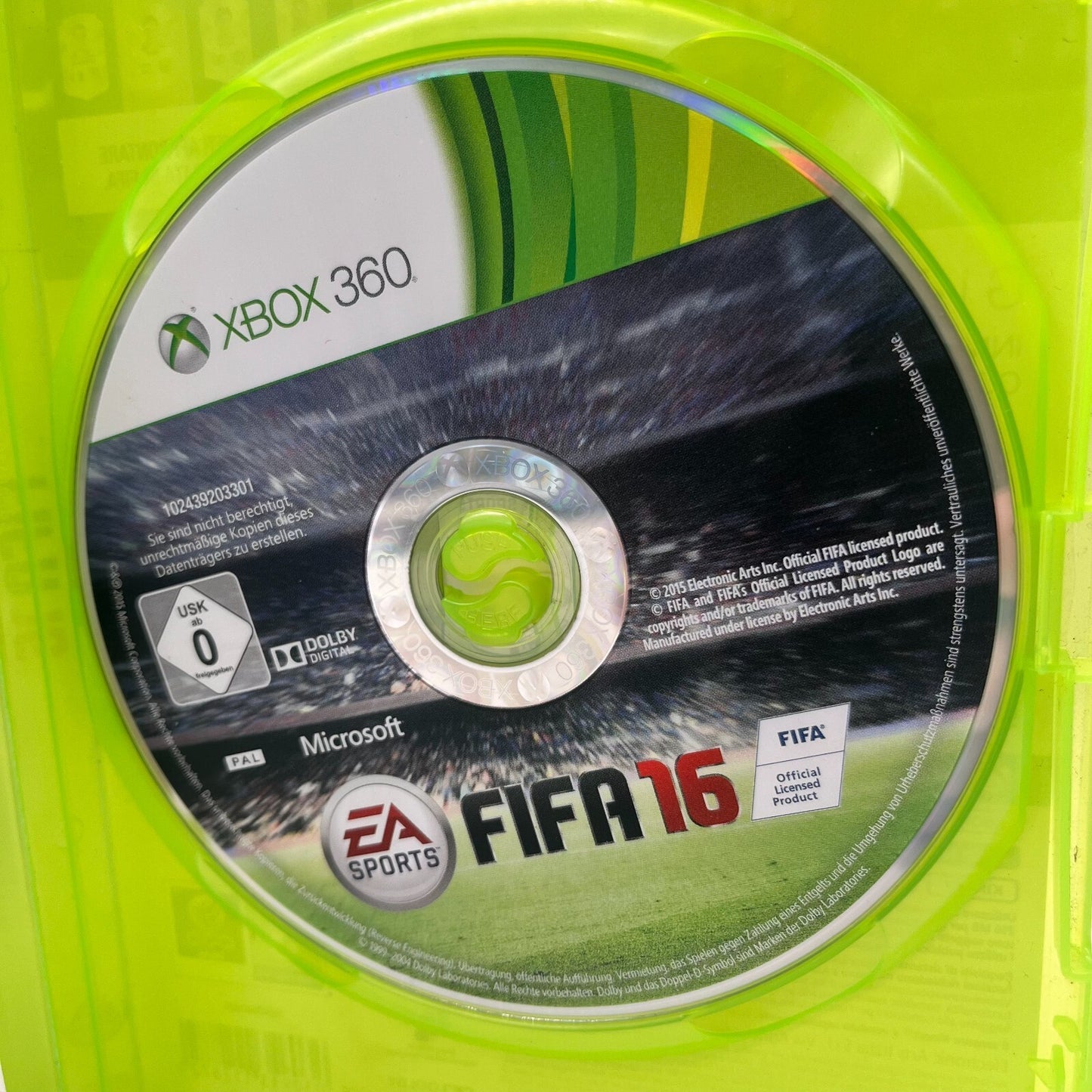 FIFA 16 2016 Xbox 360 Italiano Completo con Manuale PAL EA Sports Microsoft TOP