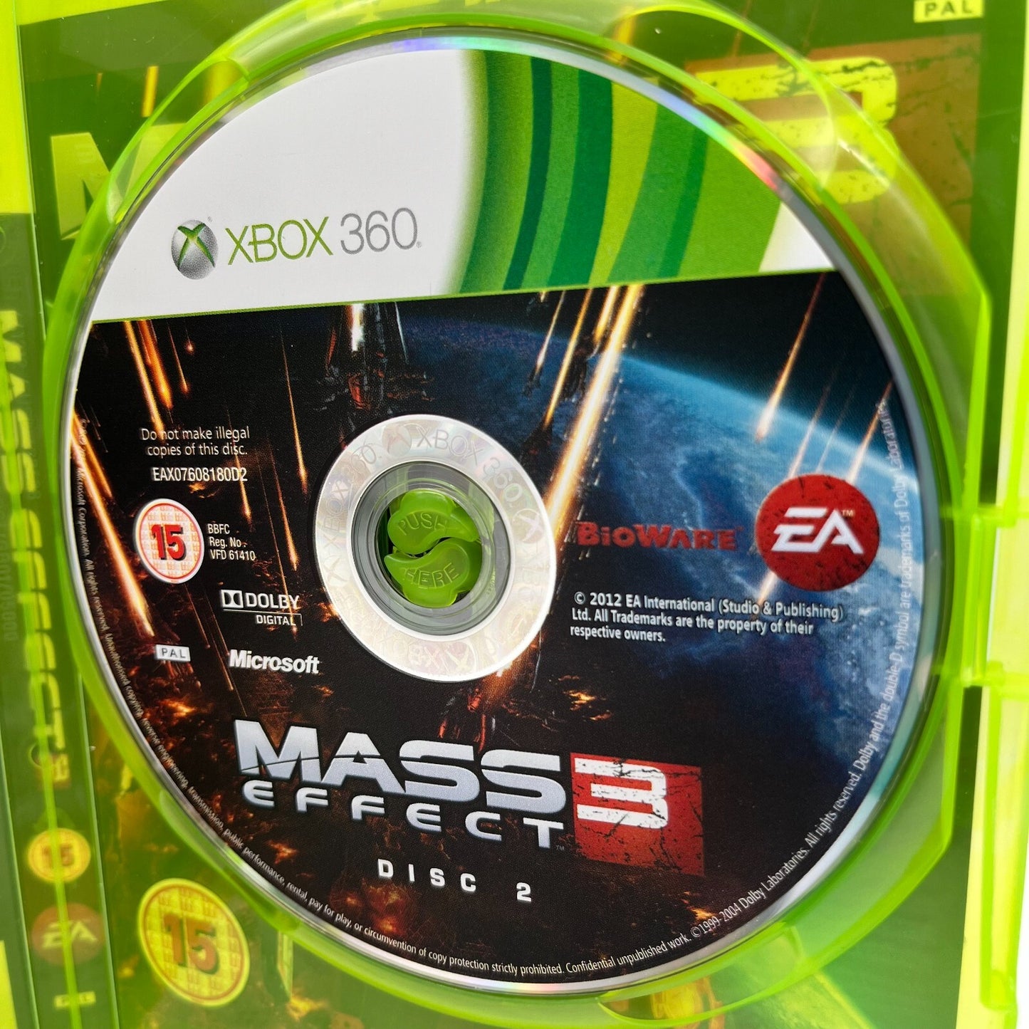 Mass Effect 3 Xbox 360 Completo con Manuale PAL EA Microsoft COME NUOVO