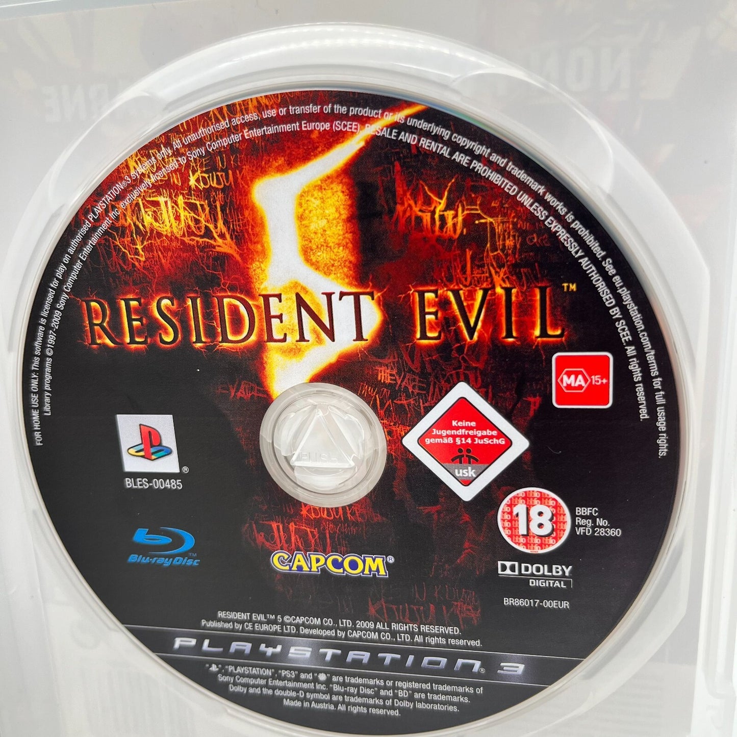Resident Evil 5 PS3 Italiano Completo Manuale Capcom Sony PlayStation 3 Horror