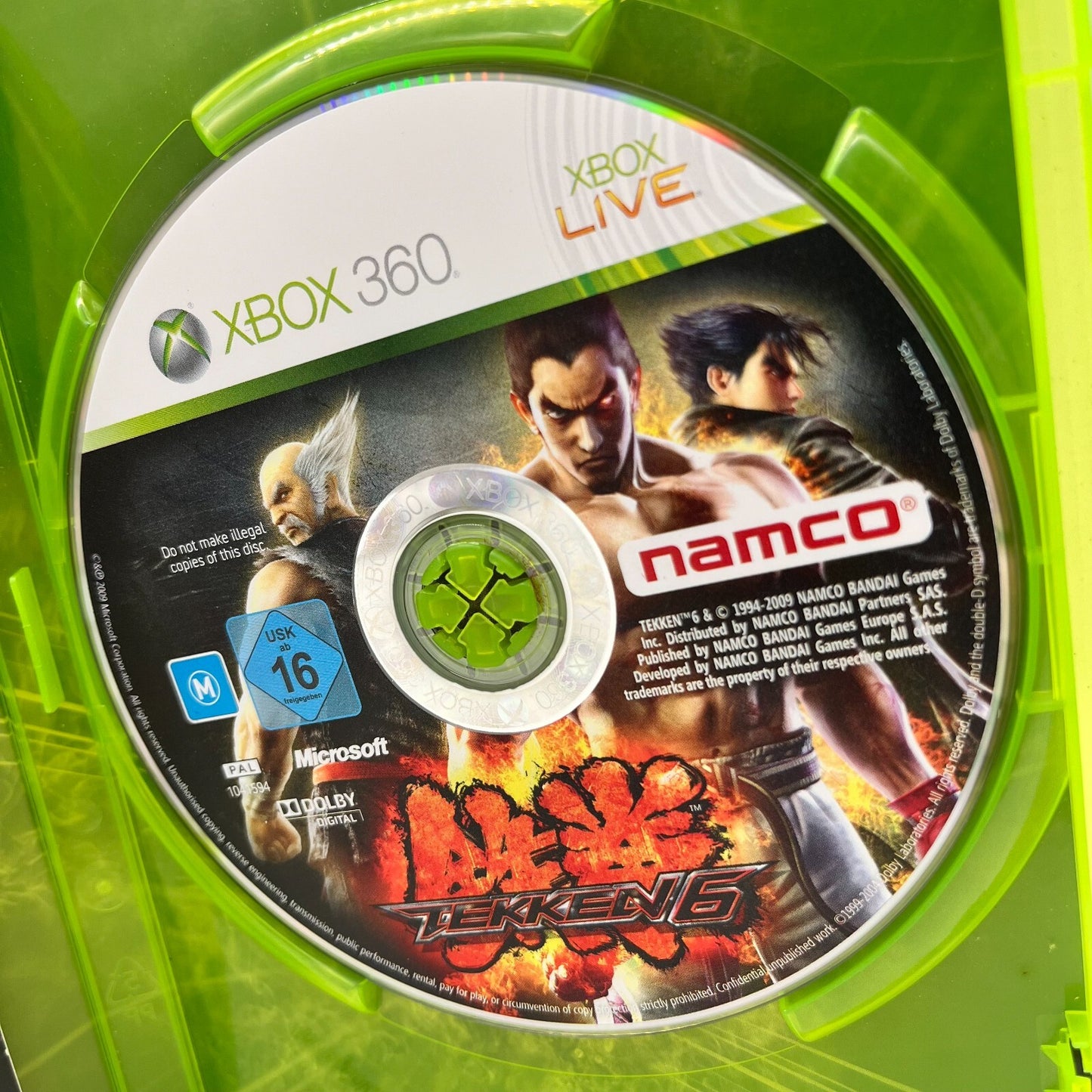 Tekken 6 Xbox 360 Italiano Completo con Manuale Namco Microsoft Gioco PAL OTTIMO