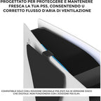 HumanCentric – supporto da parete per PS5 (modello originale) con 2 porta-controller (Nuovo)