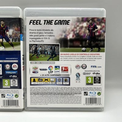 FIFA 13 + FIFA 14 + FIFA 15 (lotto 3 giochi) – PS3 (PAL)