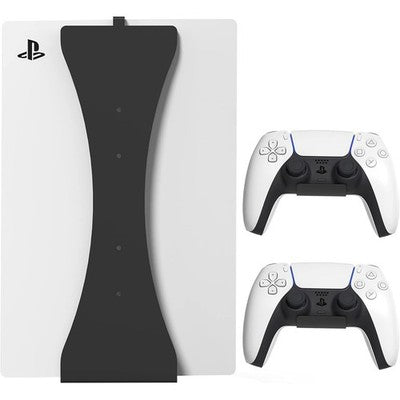HumanCentric – supporto da parete per PS5 (modello originale) con 2 porta-controller (Nuovo)