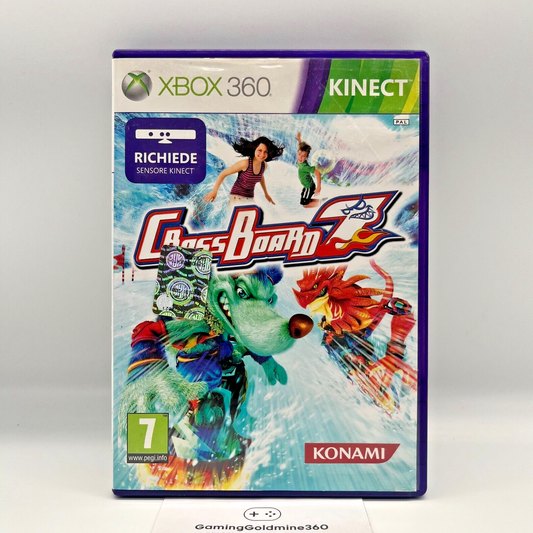 CrossBoard 7 Xbox 360 Kinect Italiano Completo con Manuale PAL Konami Microsoft