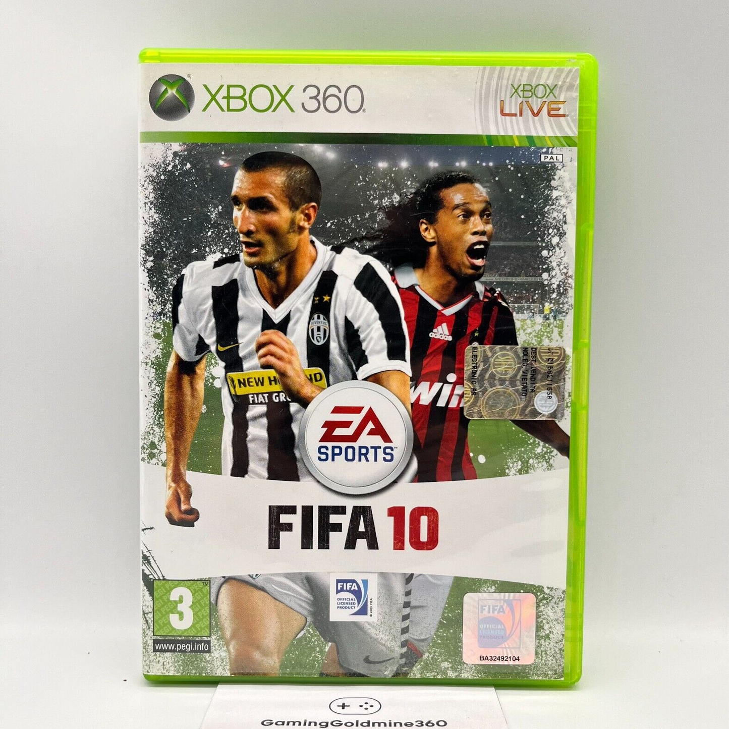 FIFA 10 2010 Xbox 360 Italiano Completo Manuale EA Microsoft PAL Gioco Calcio