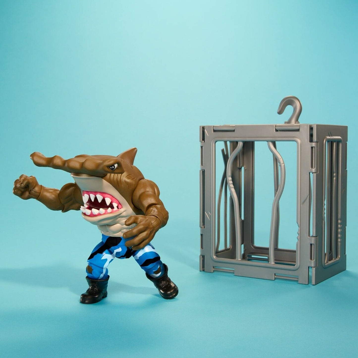 Street Sharks 30th Anniversary "JAB" Action Figure EDIZIONE LIMITATA 🇺🇸 RARO!