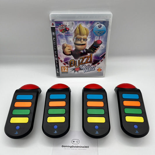 BUZZ ! QUIZ TV  + 4 Controller - PlayStation 3 (SENZA PENNETTA USB)