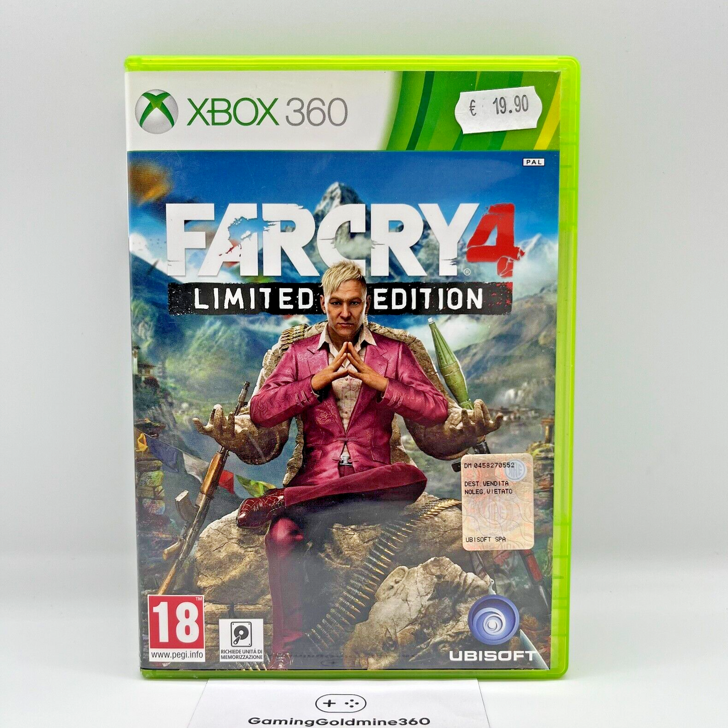 FarCry 4 Limited Edition Xbox 360 Italiano Completo PAL Ubisoft Far Cry 4 OTTIMO