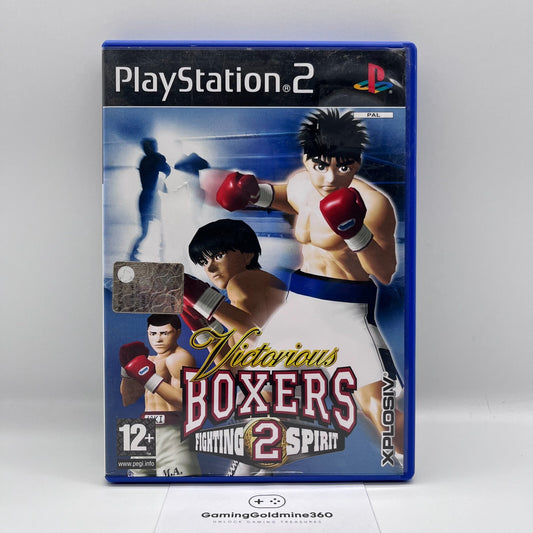 Victorious Boxers 2 Fighting Spirit PS2 Italiano PAL Xplosiv Sony PlayStation 2