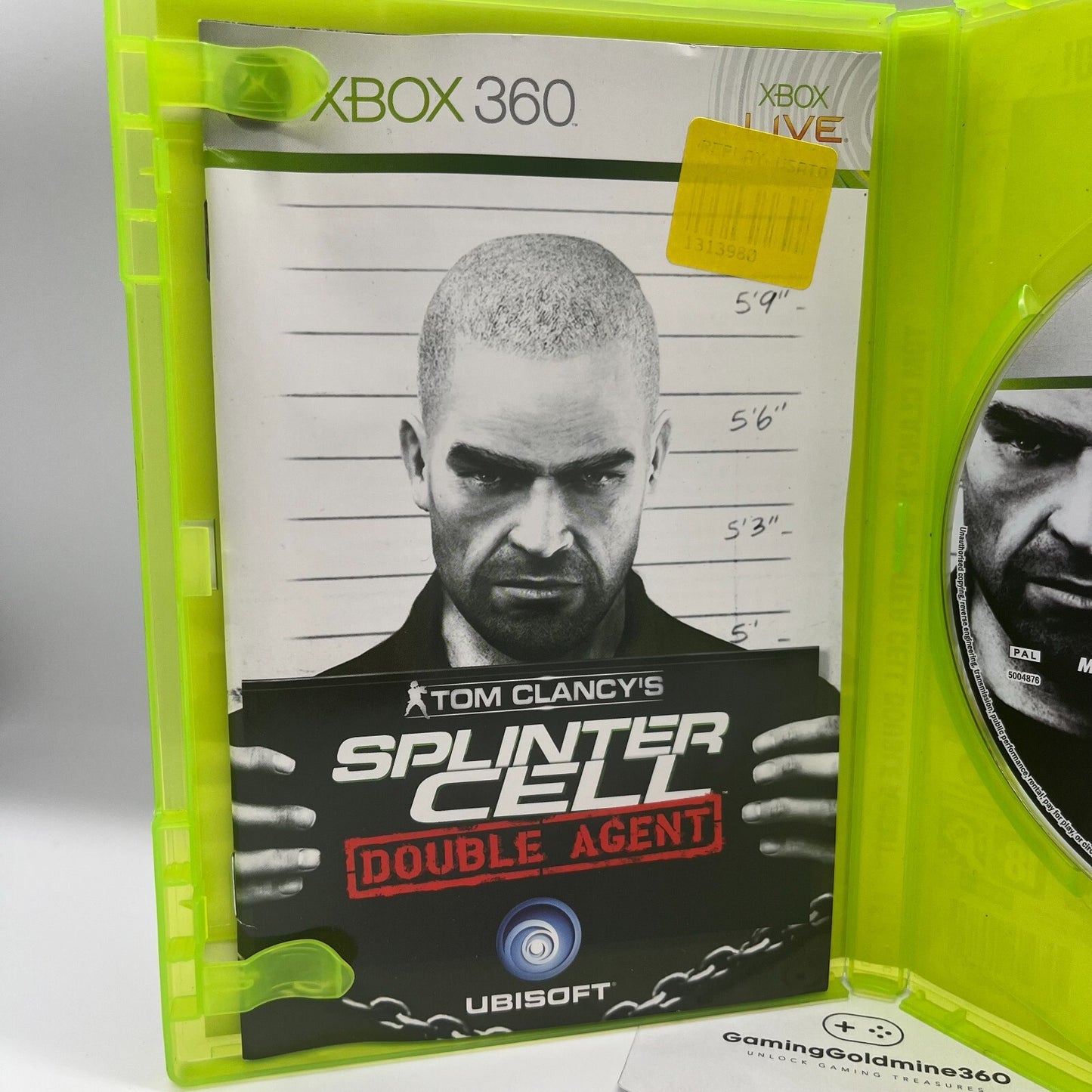 TOM CLANCY'S Splinter Cell Double Agent+Ghost Recon Advanced WarFighter Xbox 360