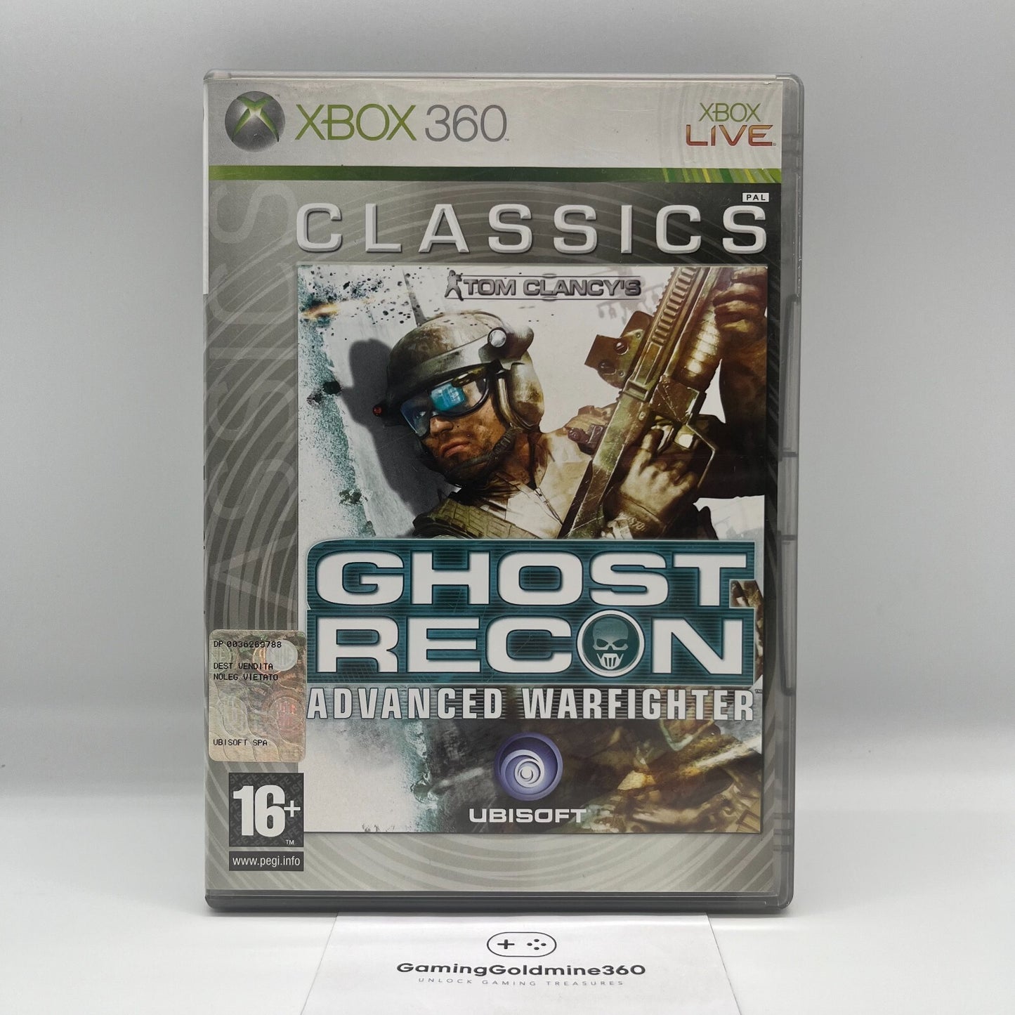 TOM CLANCY'S Splinter Cell Double Agent+Ghost Recon Advanced WarFighter Xbox 360