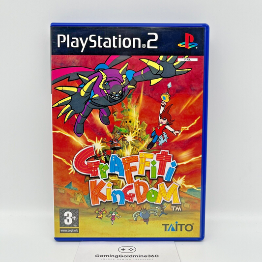 Graffiti Kingdom PS2 Italiano Completo PAL Taito Sony PlayStation 2 OTTIME CONDI