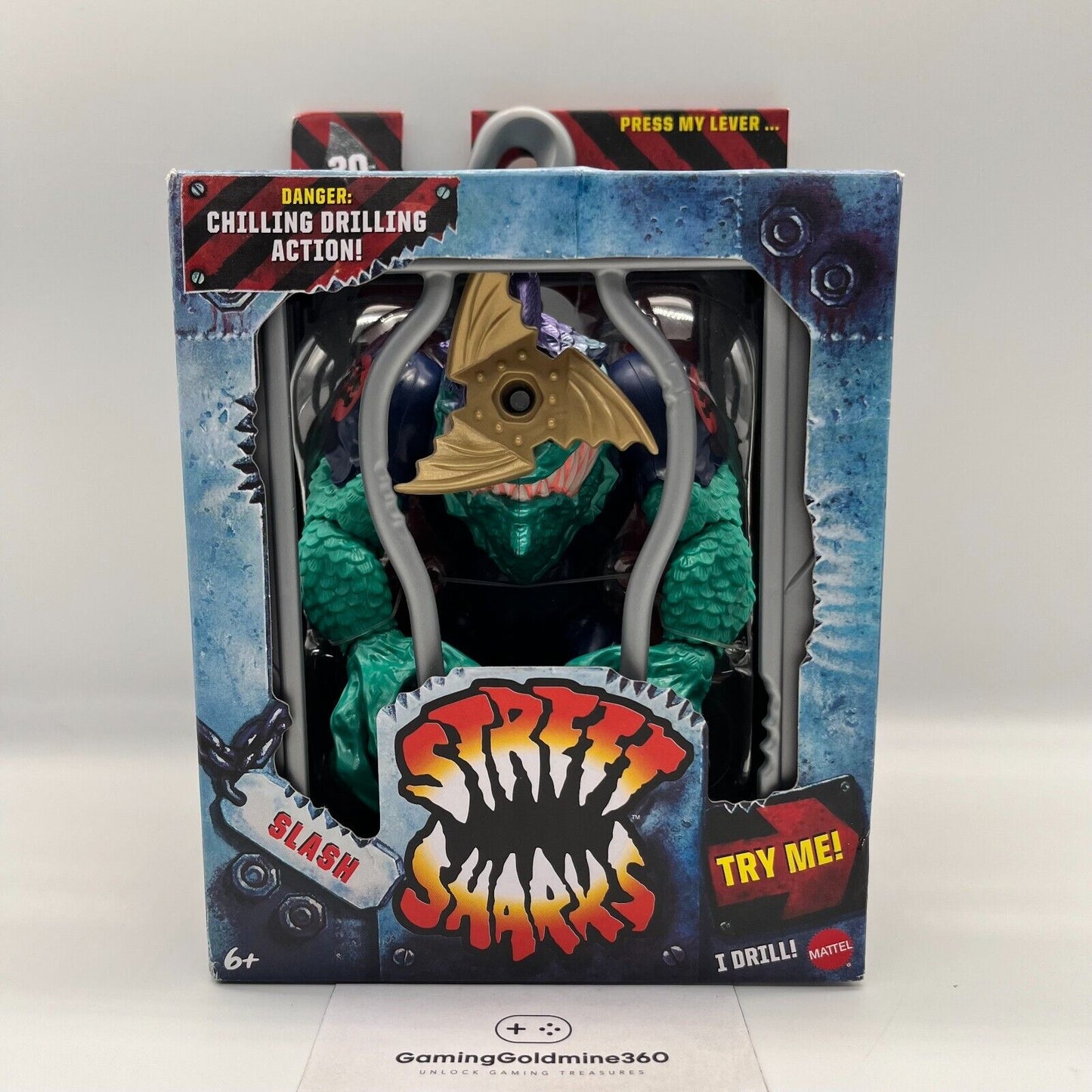 Street Sharks 30th Anniversary "SLASH" Action Figure EDIZIONE LIMITATA 🇺🇸 RARO