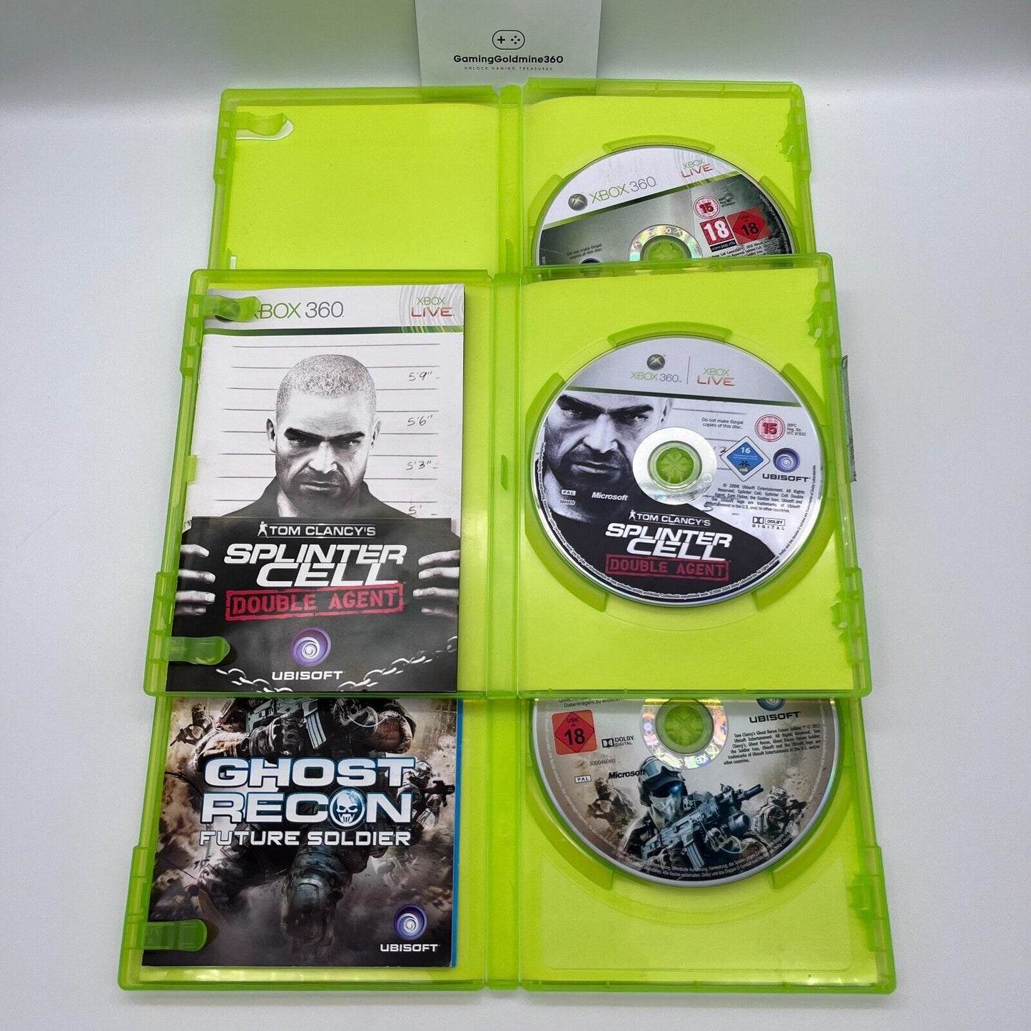 Tom Clancy's: Conviction, Double Agent, Ghost Recon Future Soldier - Xbox 360