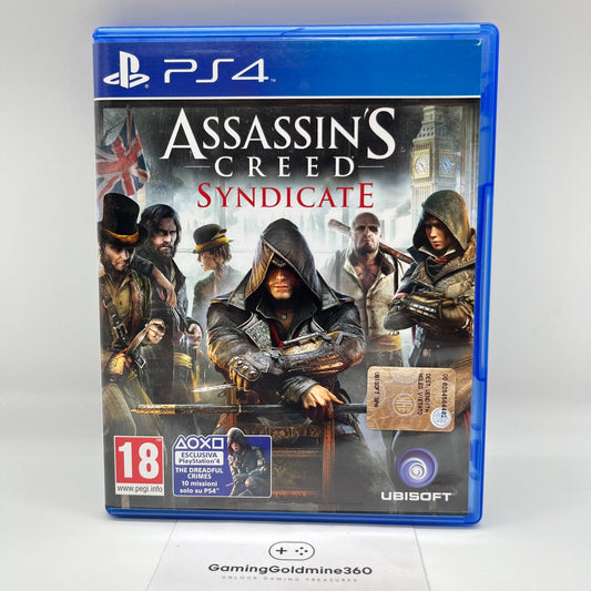 Assassin's Creed Syndicate PS4 Italiano Completo Ubisoft Sony PlayStation 4