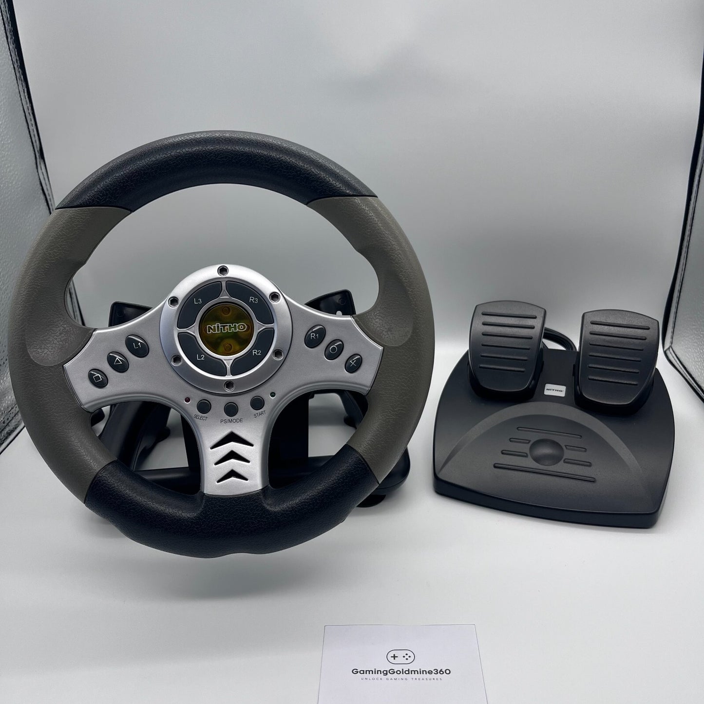 NITHO PS3 Drive Pro Volante e Pedaliera Completa per PS2/PS3/PC PlayStation 2 3