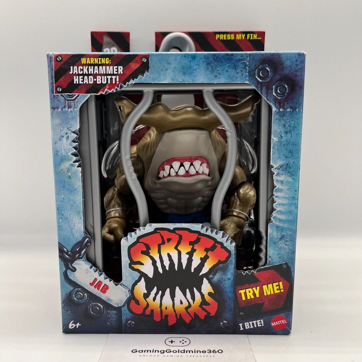 Street Sharks 30th Anniversary "JAB" Action Figure EDIZIONE LIMITATA 🇺🇸 RARO!