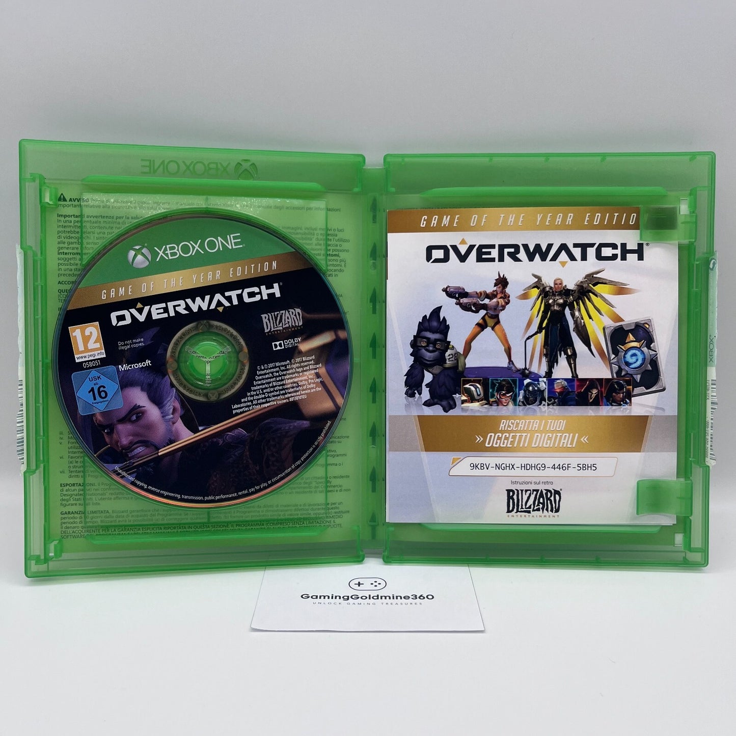 OverWatch GOTY Xbox One Italiano Completo Blizzard Microsoft XboxOne COME NUOVO