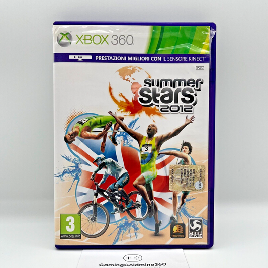 Summer Stars 2012 Xbox 360 Italiano Completo PAL DeepSilver Microsoft OTTIMO