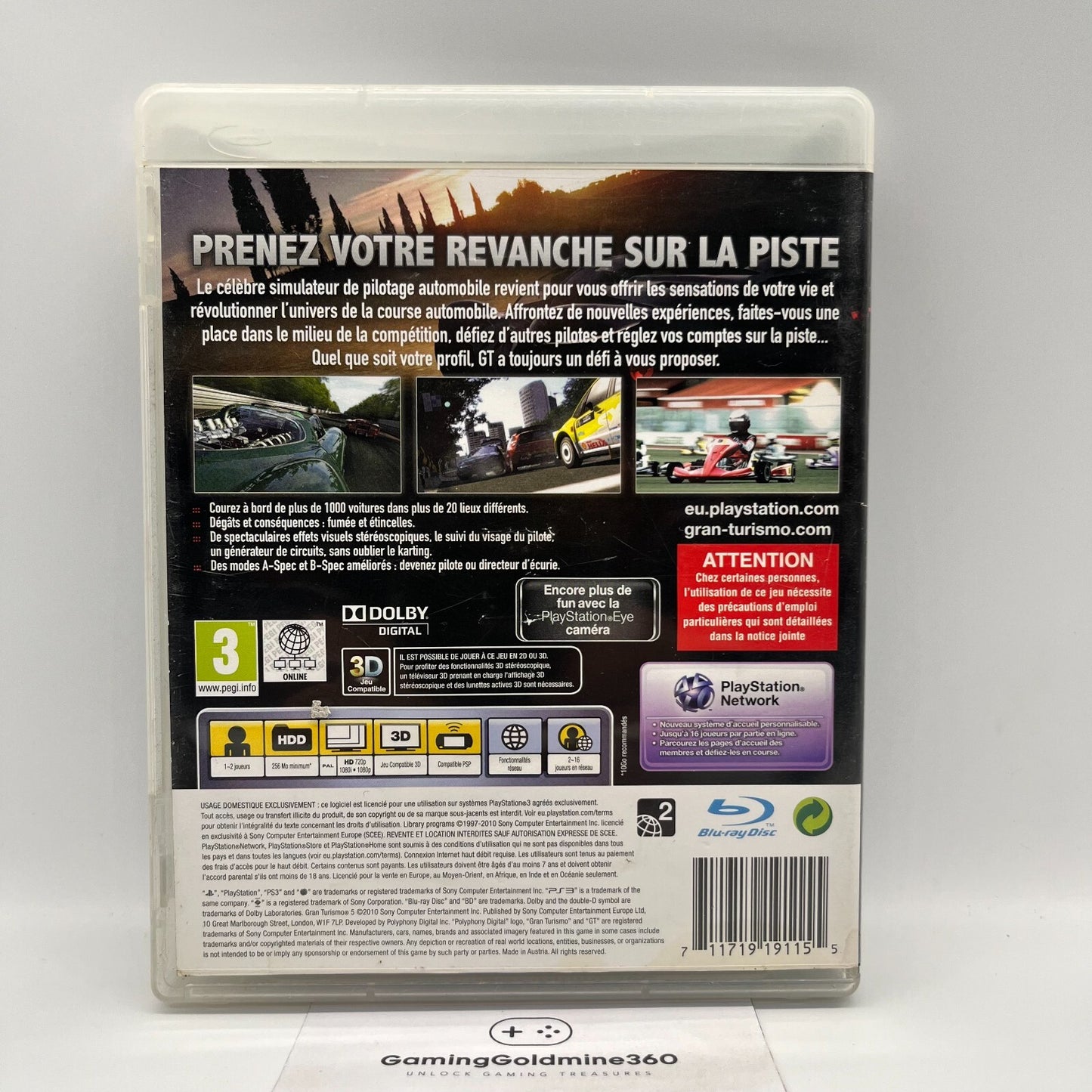 Gran Turismo 5 Collector Edition PS3 Italiano Completo Manuale PAL Multilingua