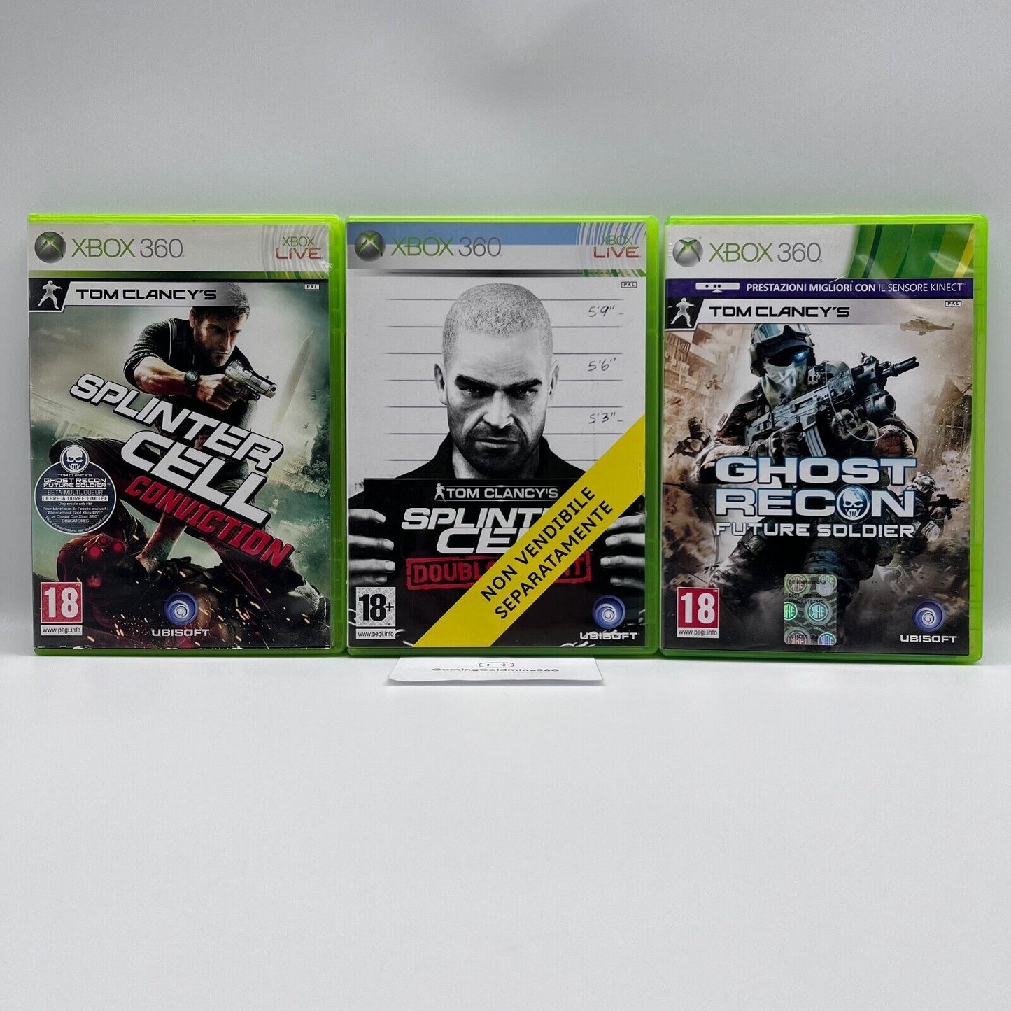 Tom Clancy's: Conviction, Double Agent, Ghost Recon Future Soldier - Xbox 360