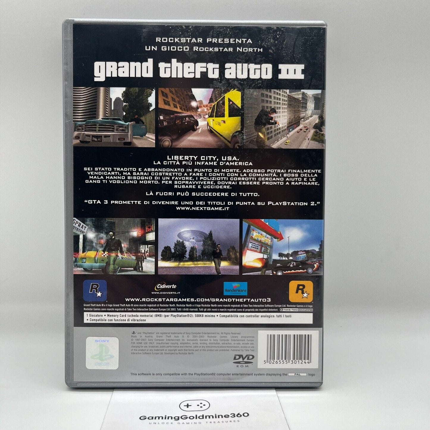 Grand Theft Auto III (GTA 3) · PlayStation 2