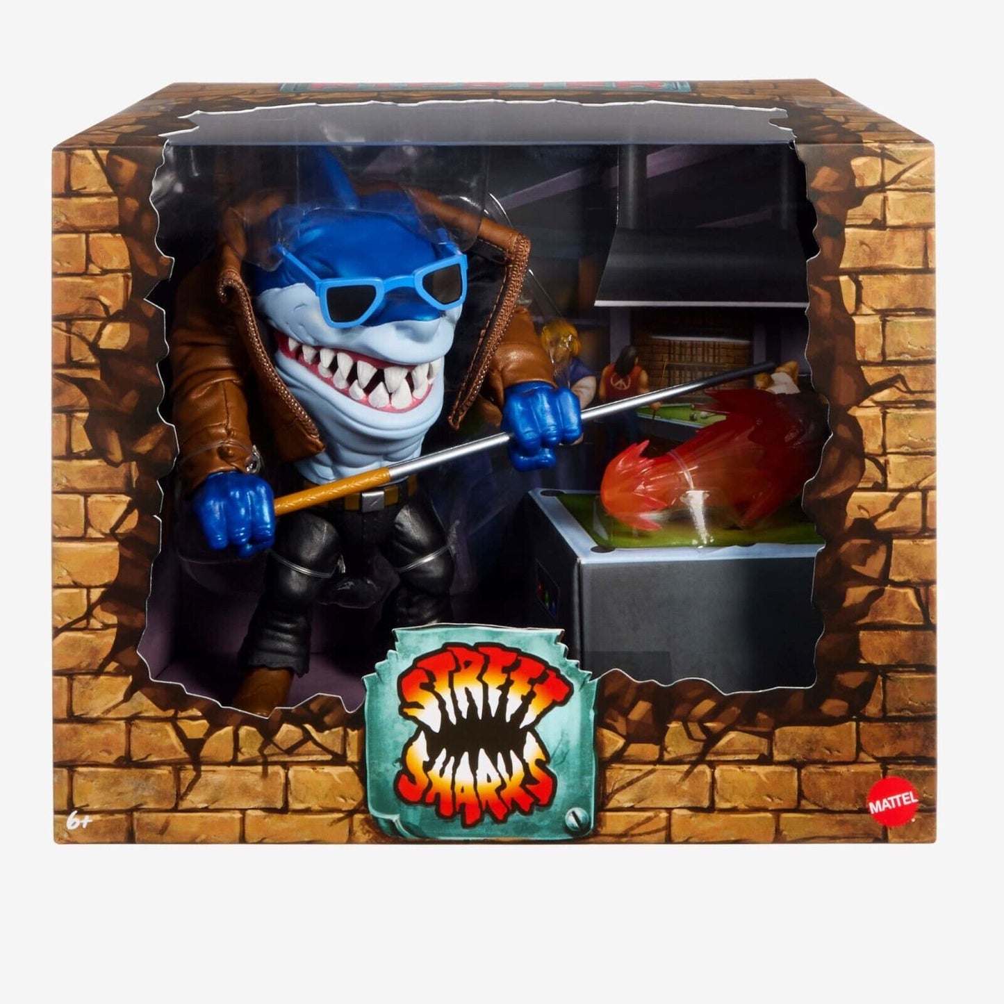 Street Sharks 30th Anniversary RIPSTER “A Shark Among Us" Action Figure LIMITATA