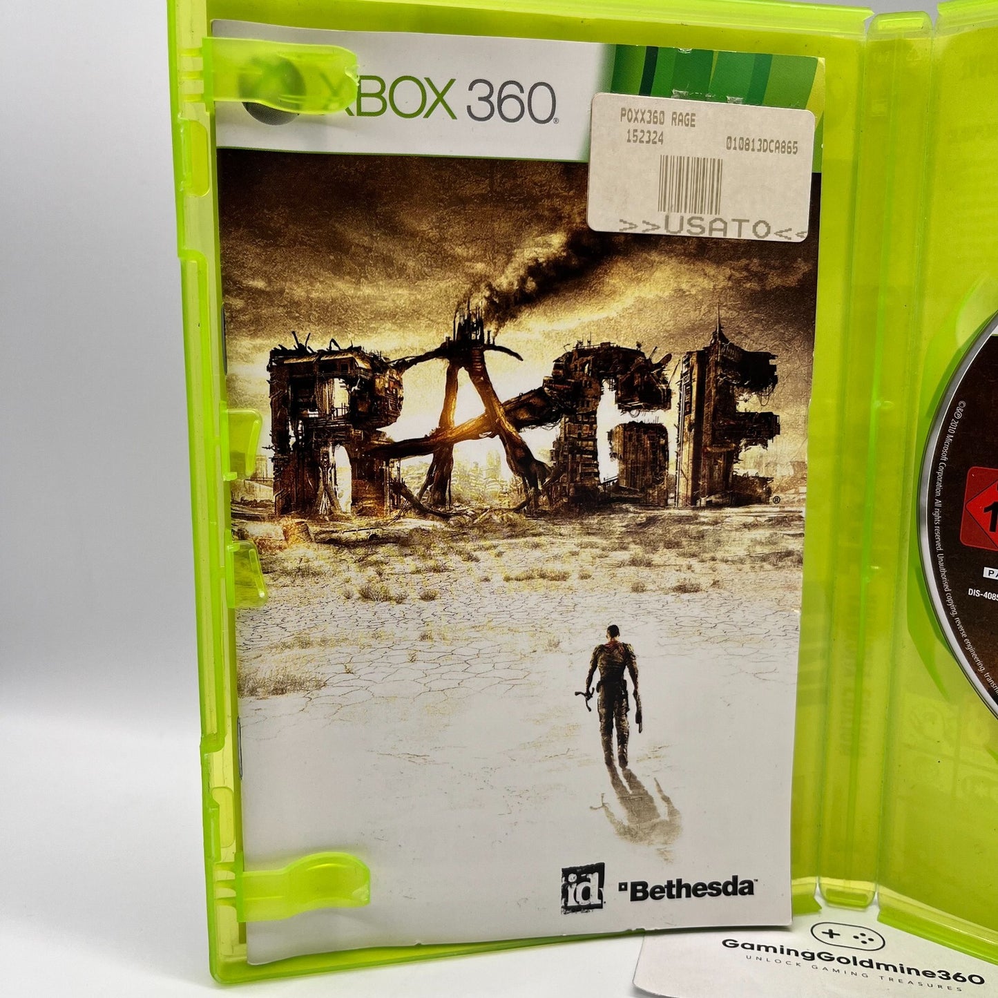 RAGE Anarchy Edition Xbox 360 Italiano Completo con Manuale Bethesda Microsoft
