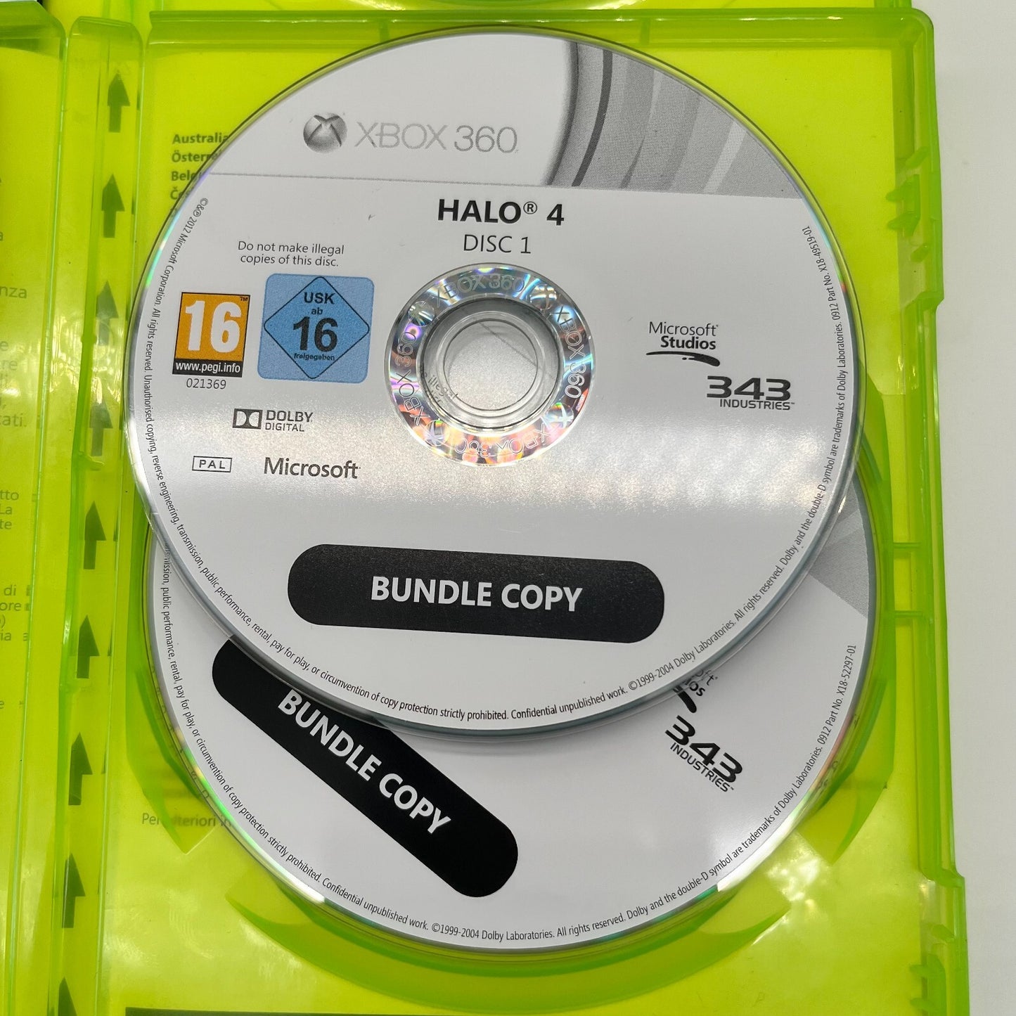 HALO 3 + 4 + Reach XBOX 360 Completi con Manuale PAL Italiano Microsoft OTTIMI