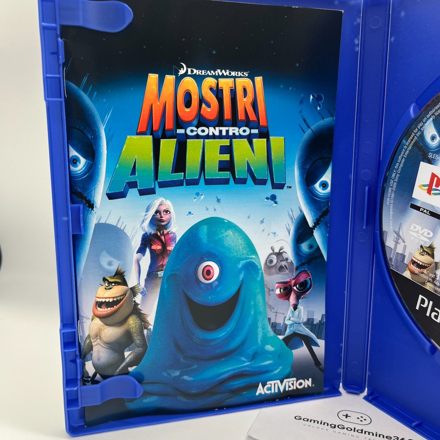 Mostri Contro Alieni PS2 Italiano Completo Activison Sony PlayStation 2 OTTIMO