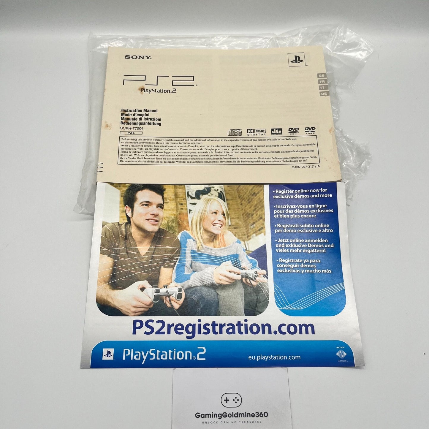 PS2 Slim Console BOXATA Completa: Controller ORIGINALE + Cavi Sony PlayStation 2