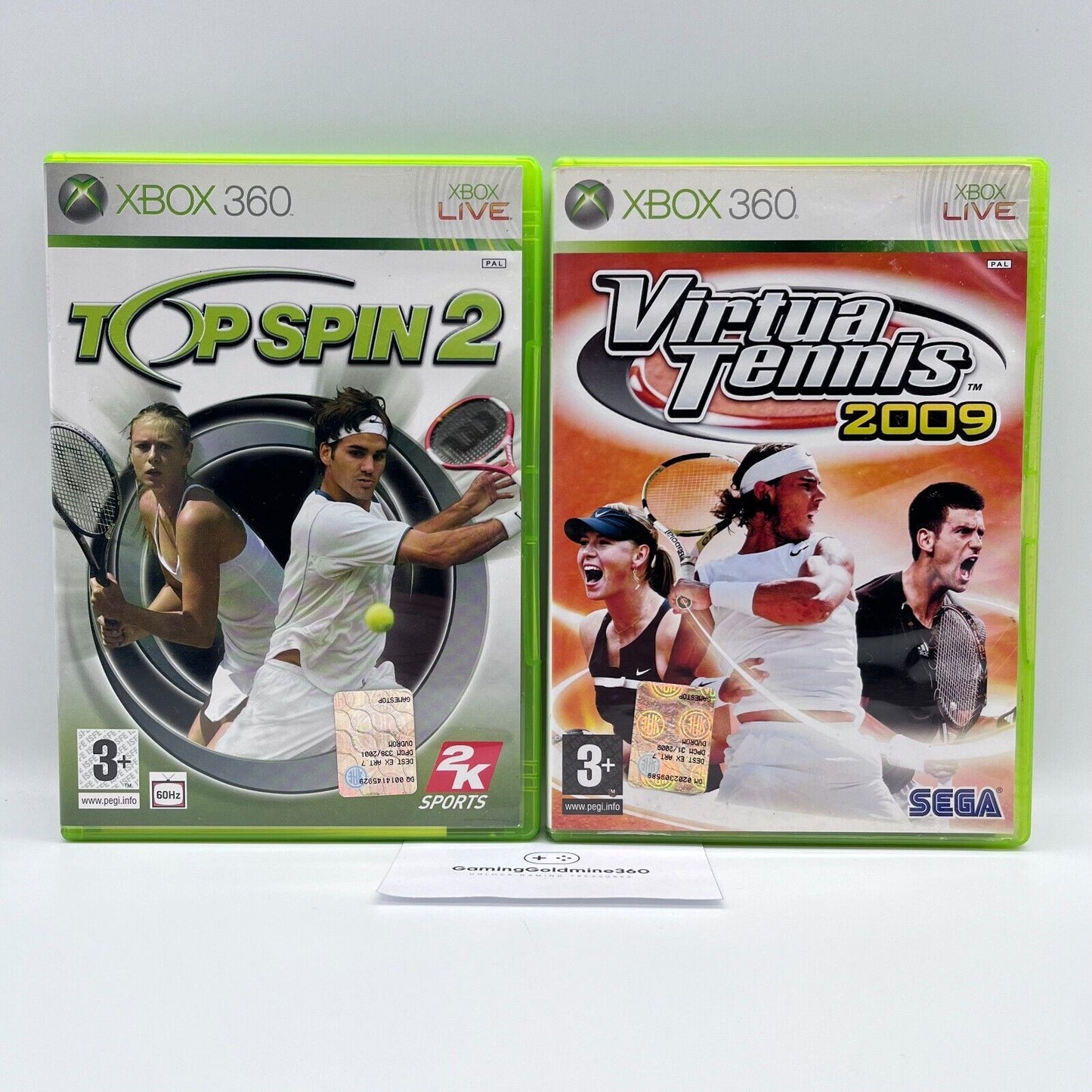 Top Spin 2 Italiano + Virtua Tennis 2009 - Xbox 360