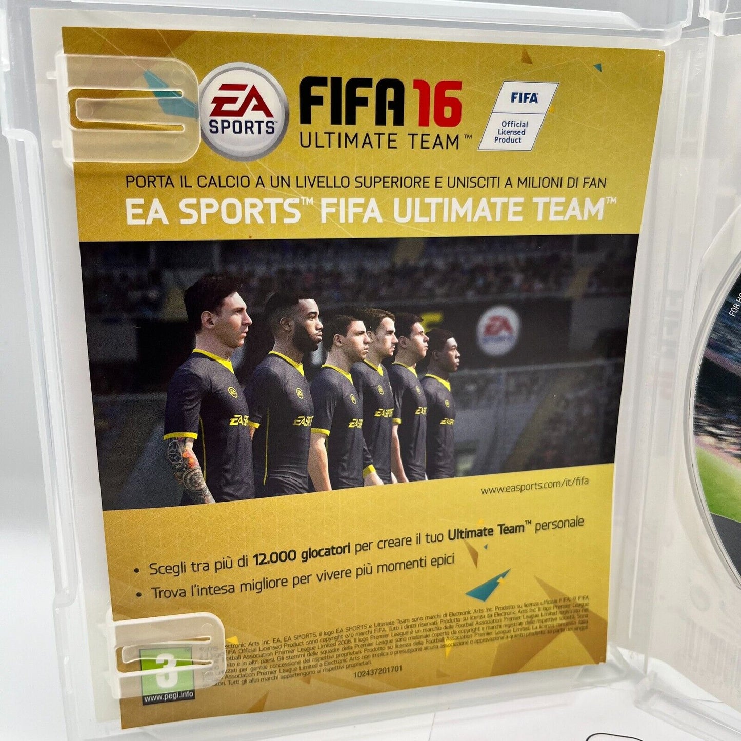 FIFA 16 PS3 Italiano Completo con Manuale PAL EA Sports Sony PlayStation 3 OTTIM