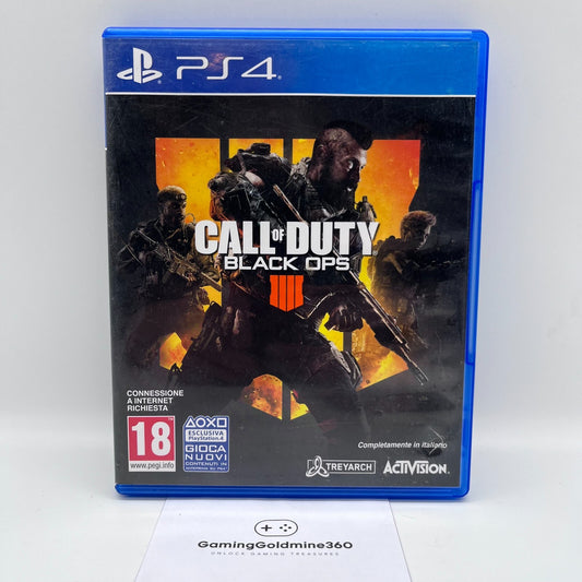 Call of Duty Black Ops IIII 4 PS4 ITALIANO Activision Sony PlayStation 4 OTTIMO