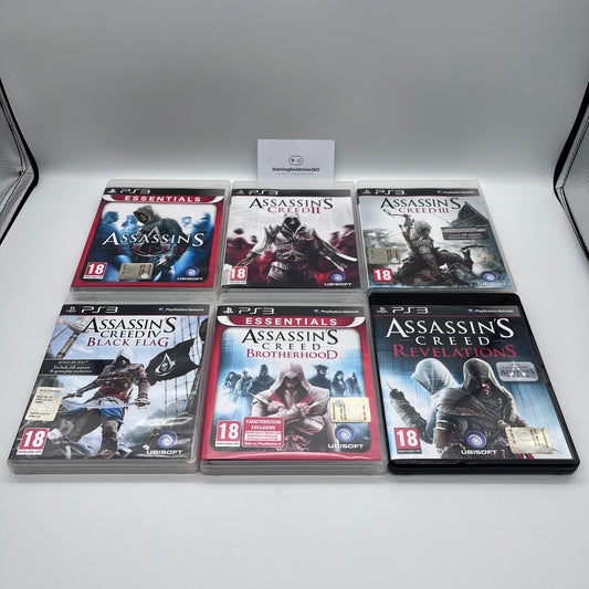 Assassin's Creed COLLECTION PS3 Italiano Completi PAL Ubisoft Sony PlayStation 3