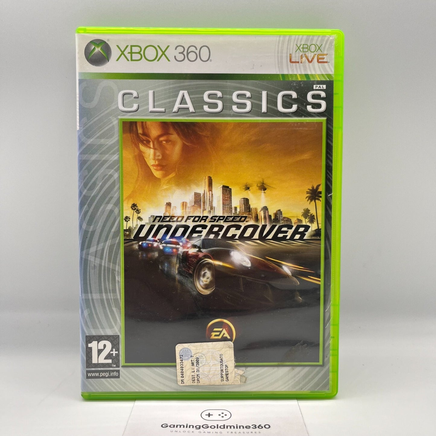 Need for Speed Undercover Xbox 360 Italiano Completo Manuale EA Microsoft OTTIMO