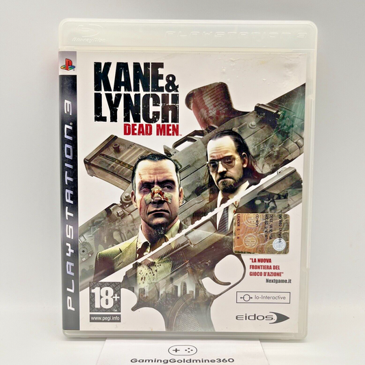 Kane & e Lynch Dead Men PS3 Italiano Completo con Manuale Sony PlayStation 3 TOP