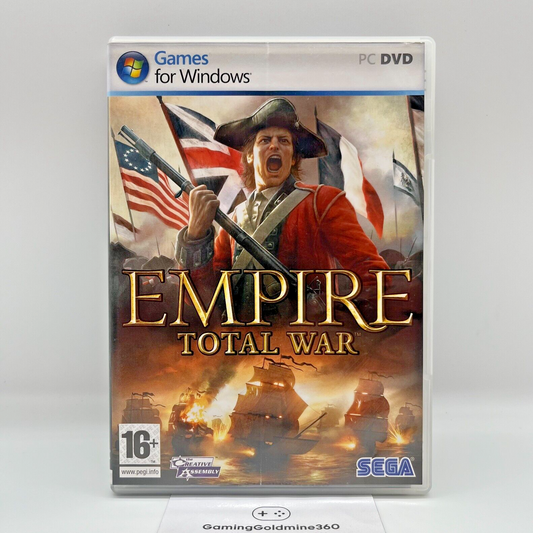 EMPIRE Total War PC DVD Italiano Games for Windows COMPLETO Sega Ottime Condizio