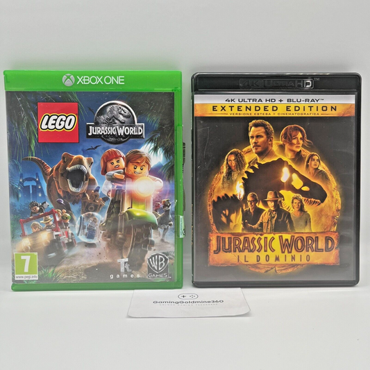 LEGO Jurassic World Xbox One + Jurassic World il Dominio Film 4K Ultra HD BluRay